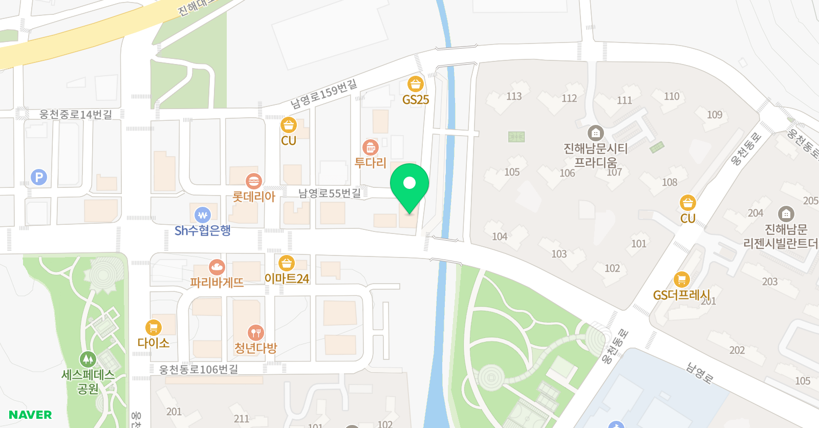 남문뮤직 음악학원 위치