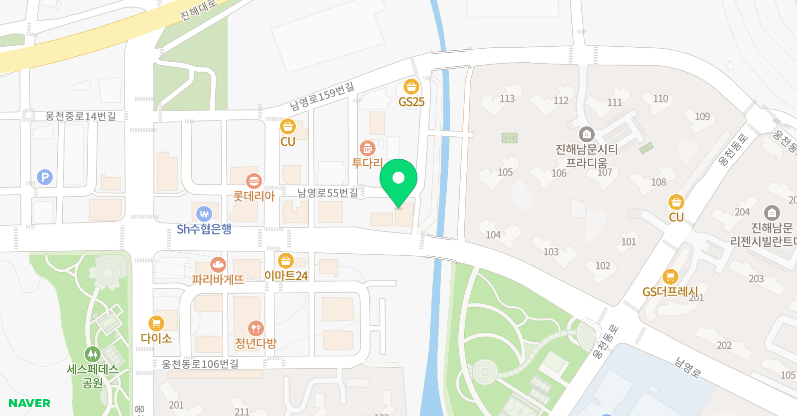 YBM 영수학원 위치