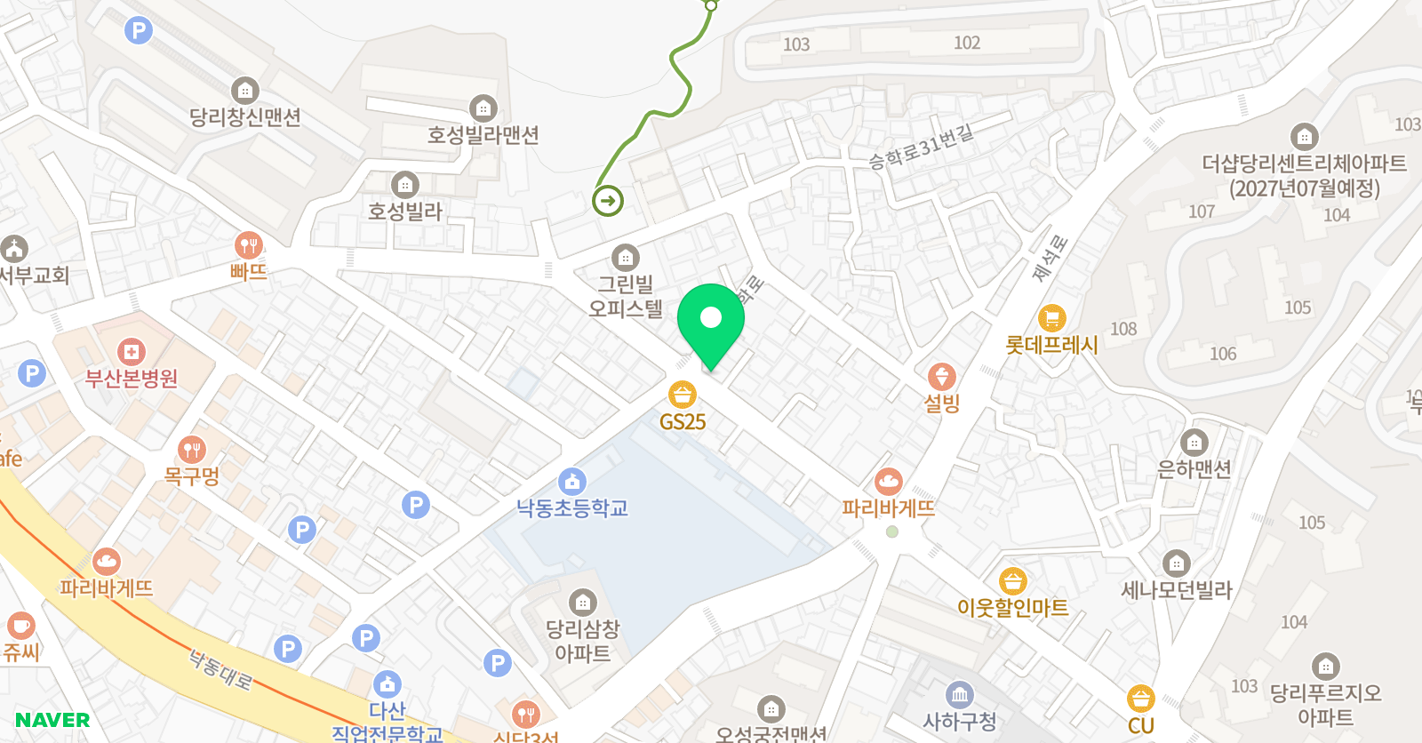 봄봄 미술학원 위치