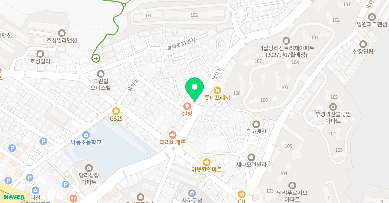 아이비츠 학원 위치