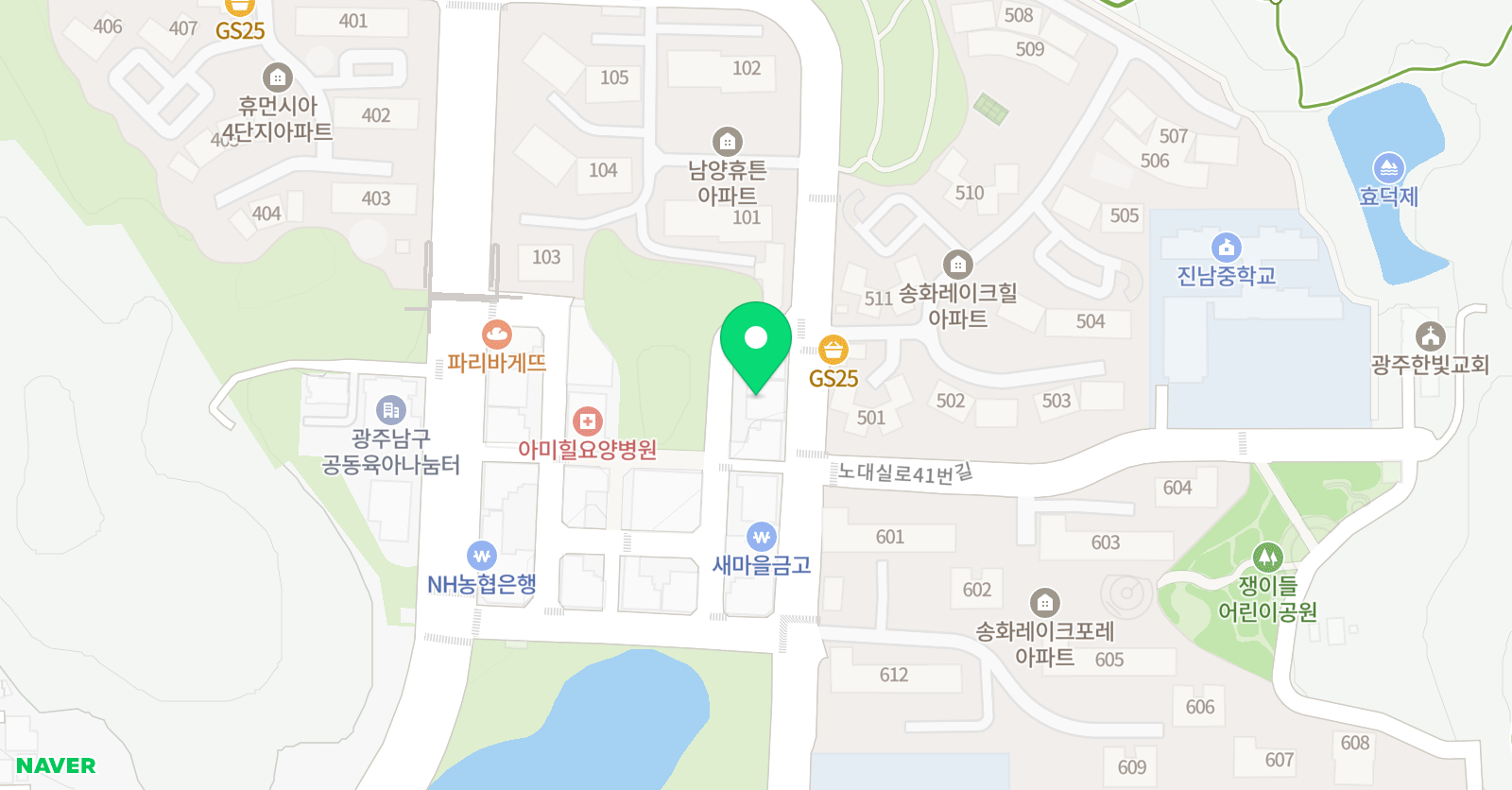 맵플러스 수학전문학원 위치