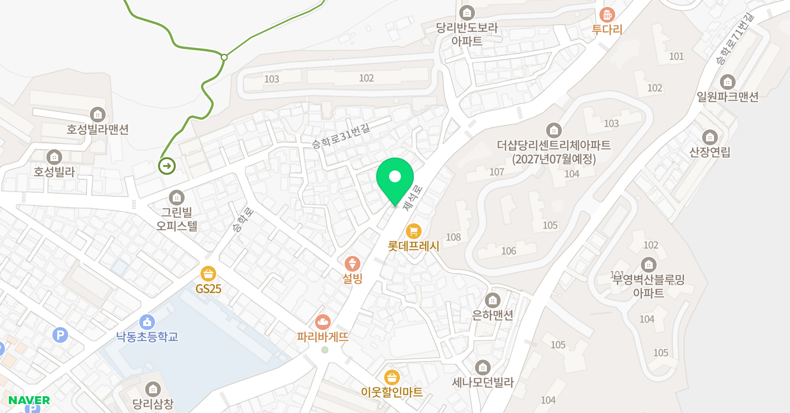 그림숲 미술교습소 위치