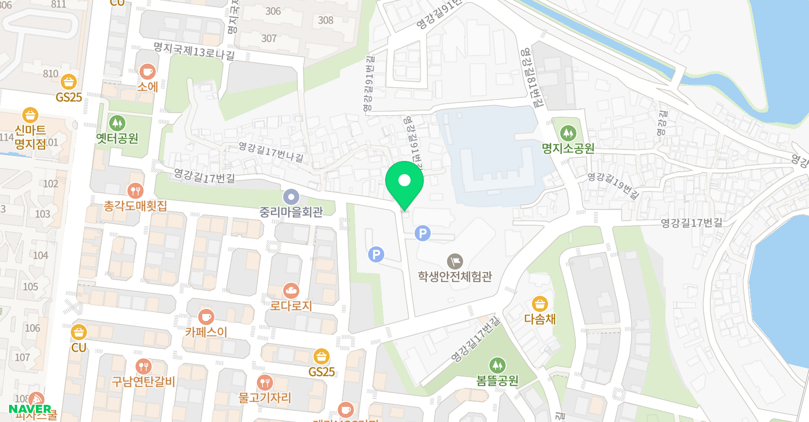 비에스스포츠 인재교육원 위치
