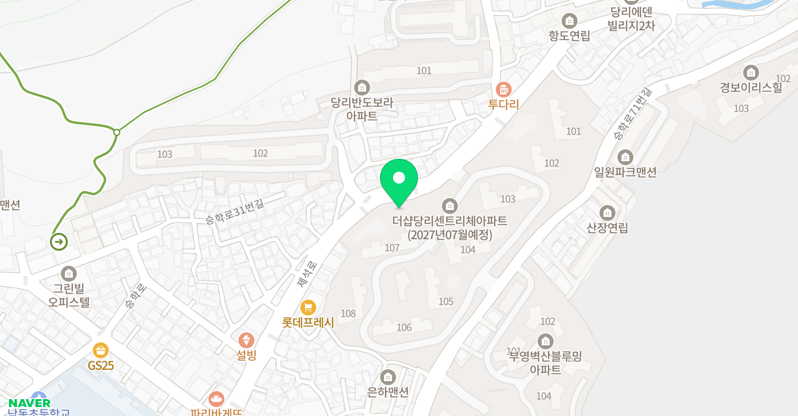당리 체육관 위치