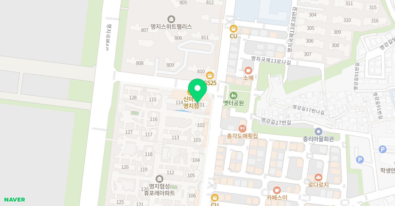 기탄 사고력교실 명지협성점 위치