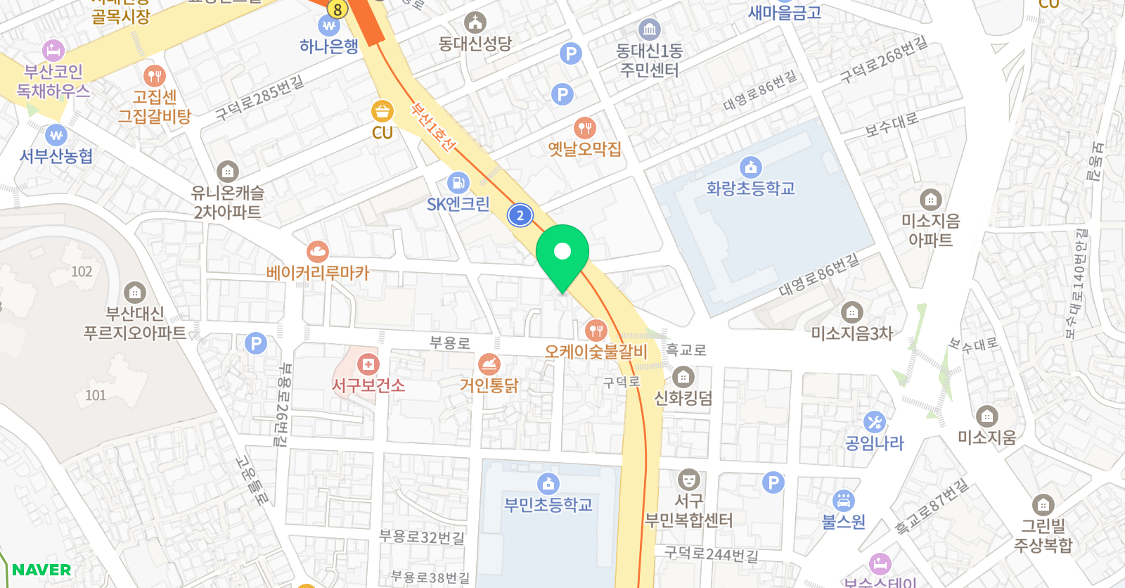 스마트해법수학 클래스인점 위치