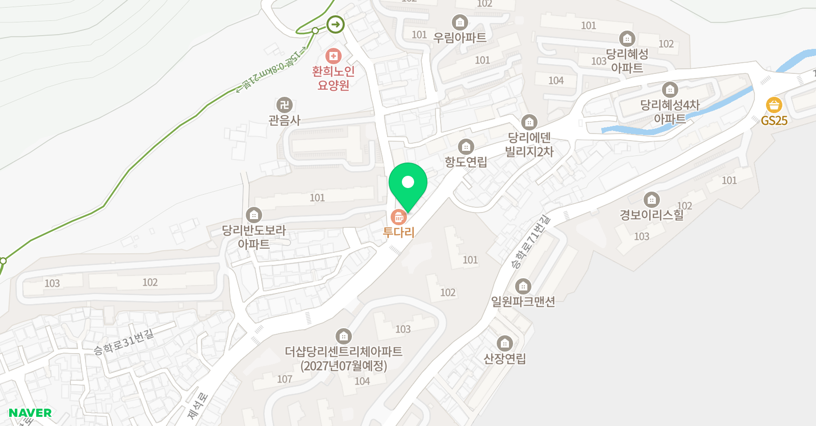 나코치 베이스볼 위치