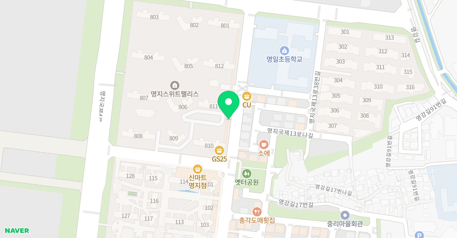 미래엔 수학 명일초교습소 위치