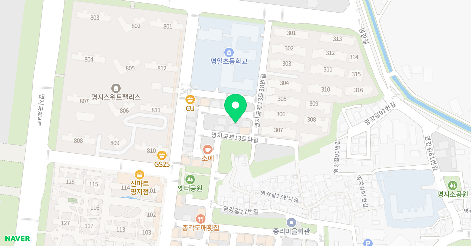 라온 음악학원 위치
