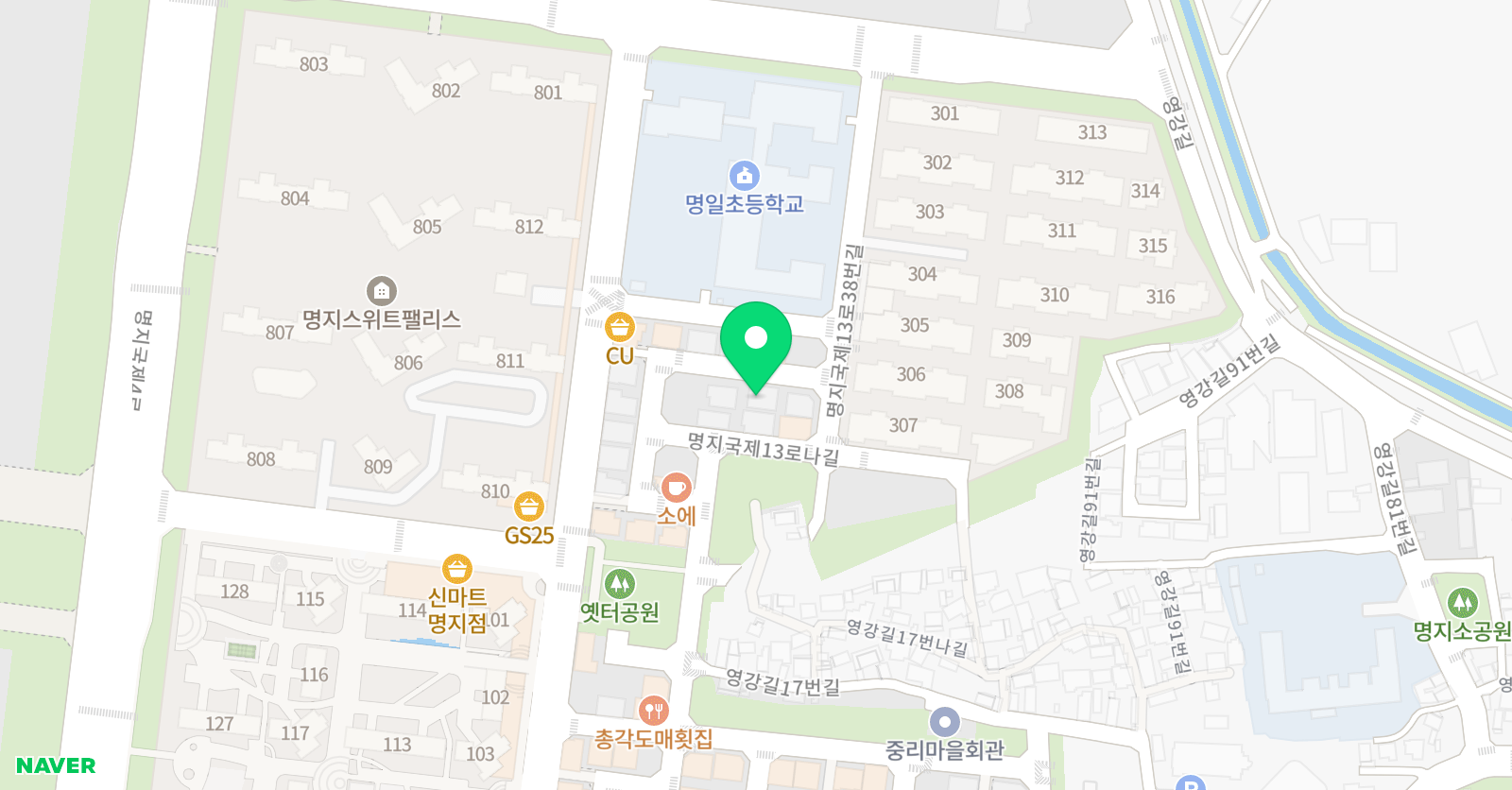 놀작마이 아트 꿈그리다 미술학원 위치