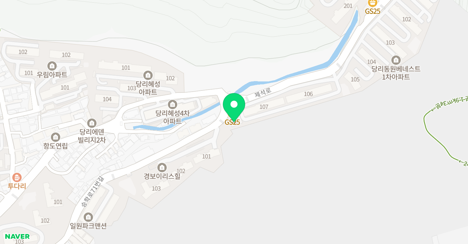 대오 태권도 위치