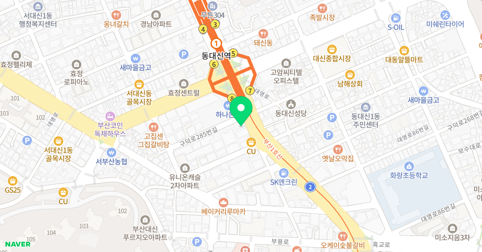 장 미술학원 위치