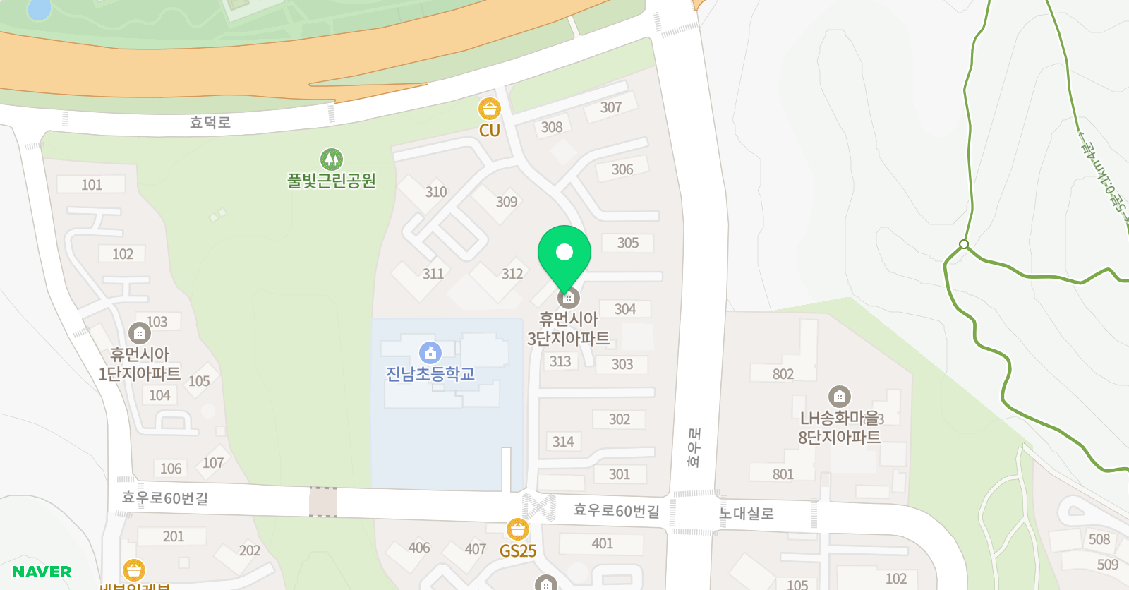 조선대 초심태권도 위치