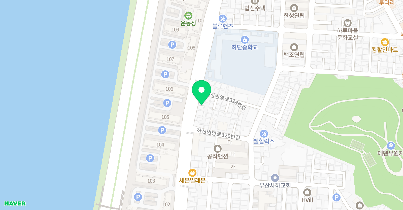 용인대석사 대호 태권도 위치