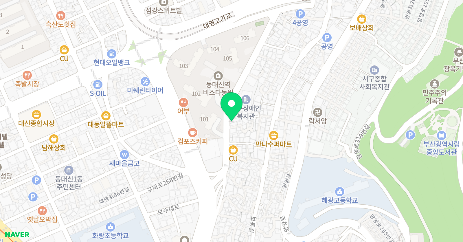 뮤즈 피아노 위치