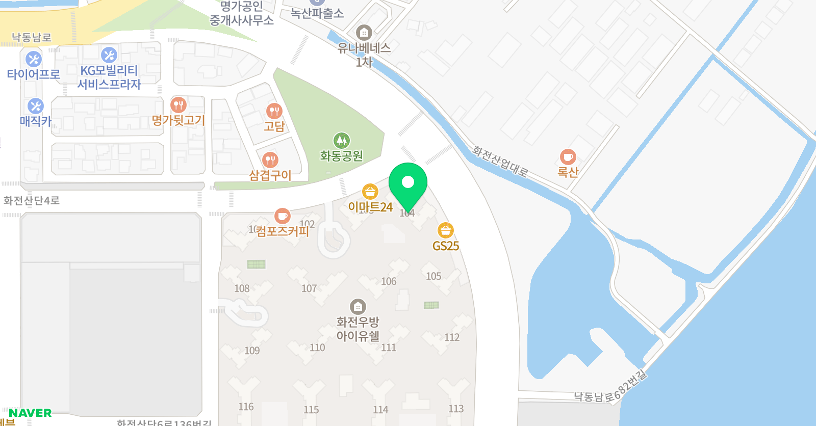 기탄사고력교실 부산화전우방점 위치