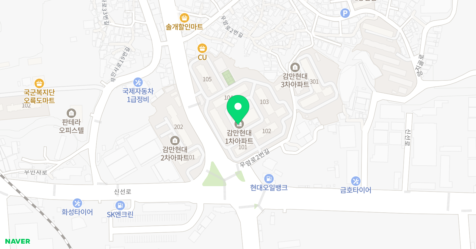 GNB 어학원 동명캠퍼스 위치