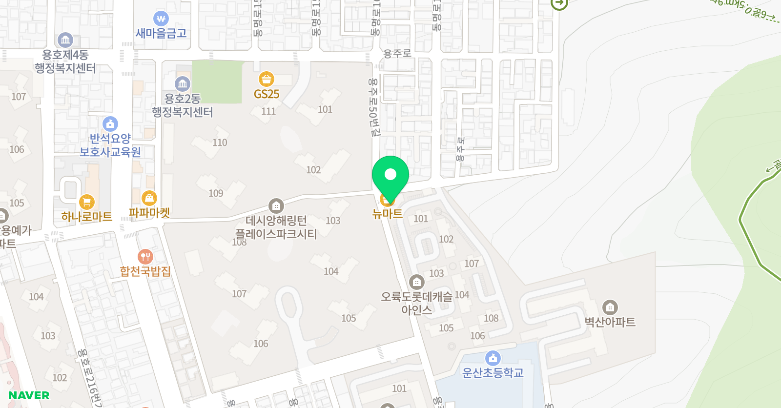 영렘브란트 미술학원 용호 롯데클래스 위치