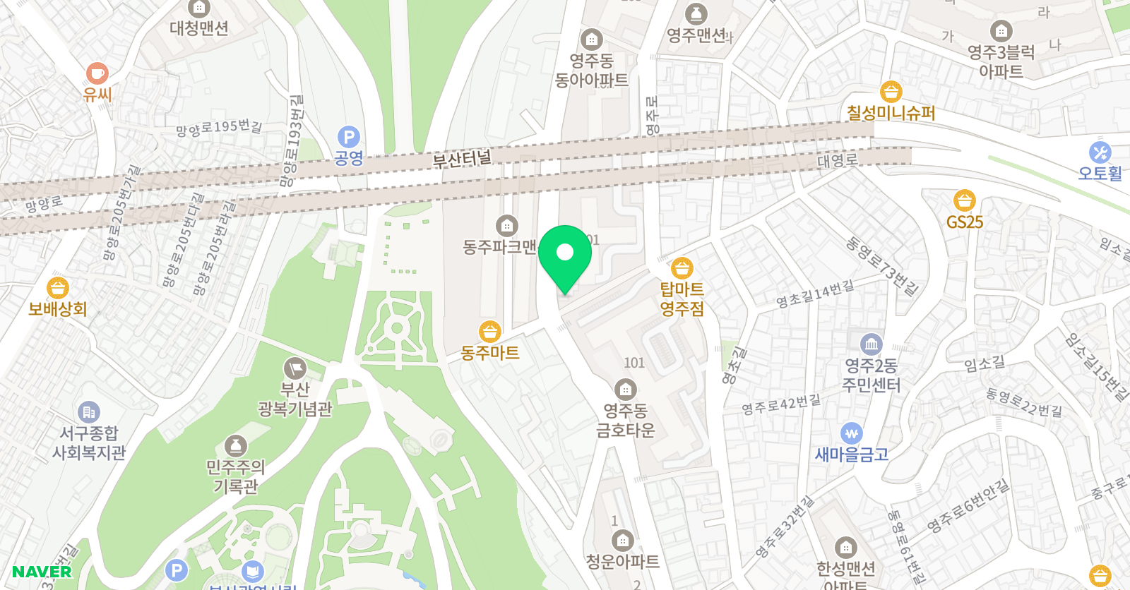 동아 음악학원 위치