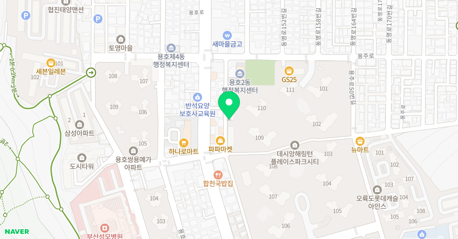 다원 태권도 위치