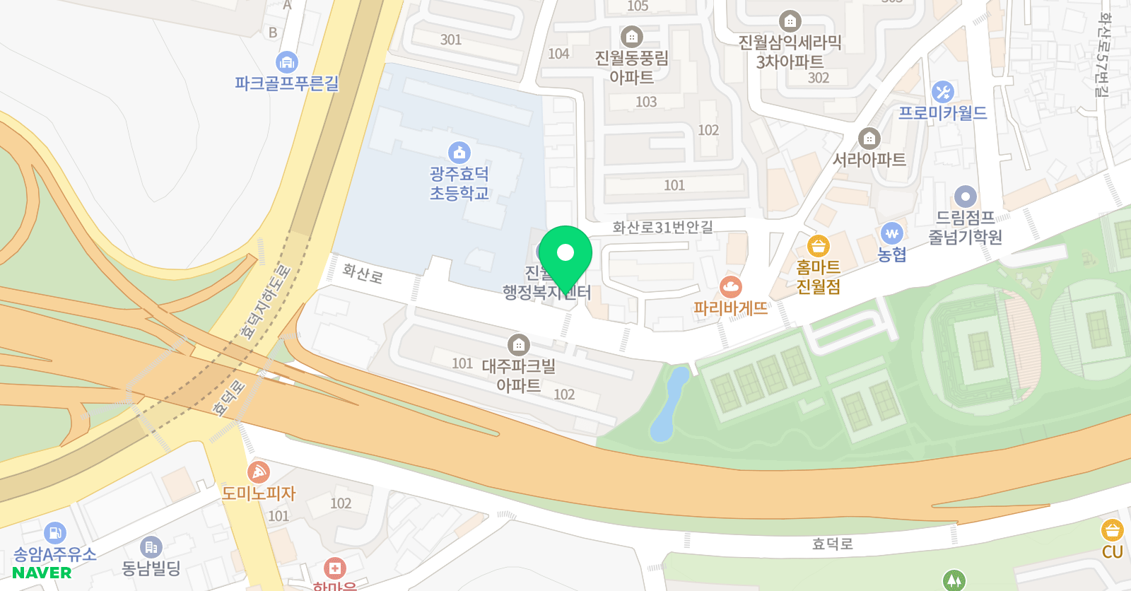 T1 태권도 위치