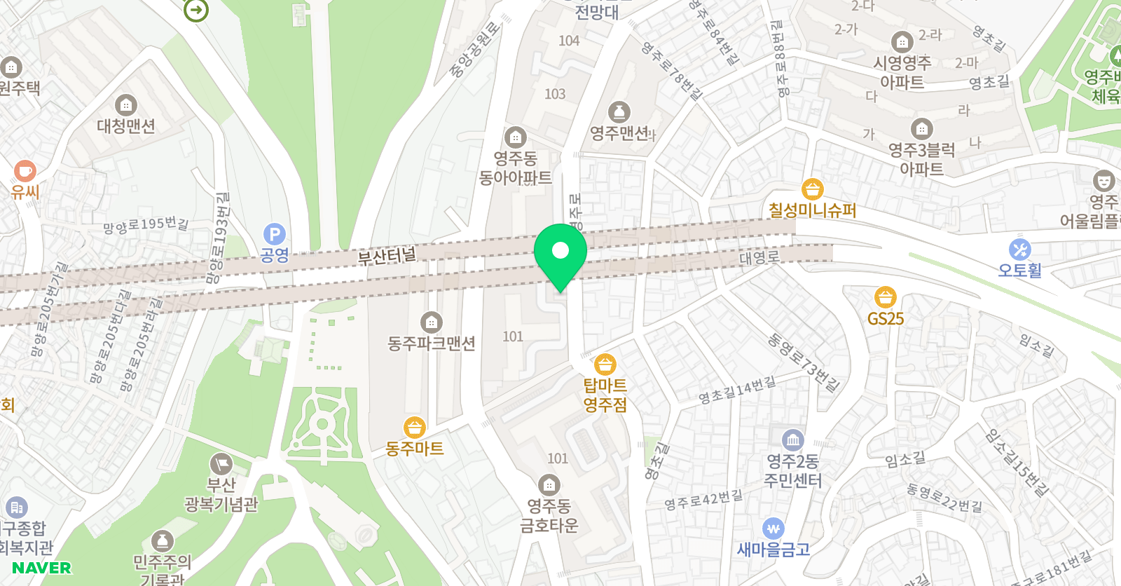 솔루니 동아교습소 위치
