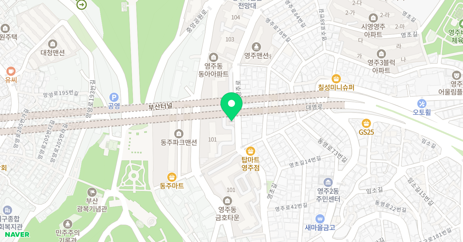 정무 태권도 위치