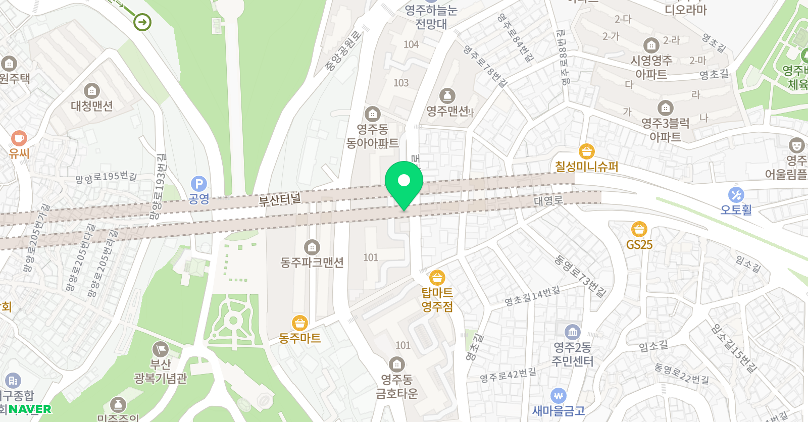 동아 미술학원 위치