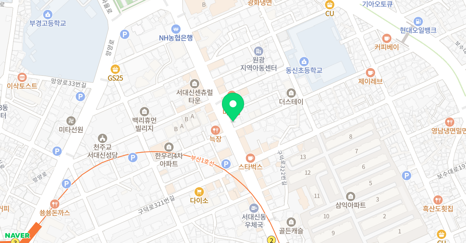 이루다 영어수학학원 위치