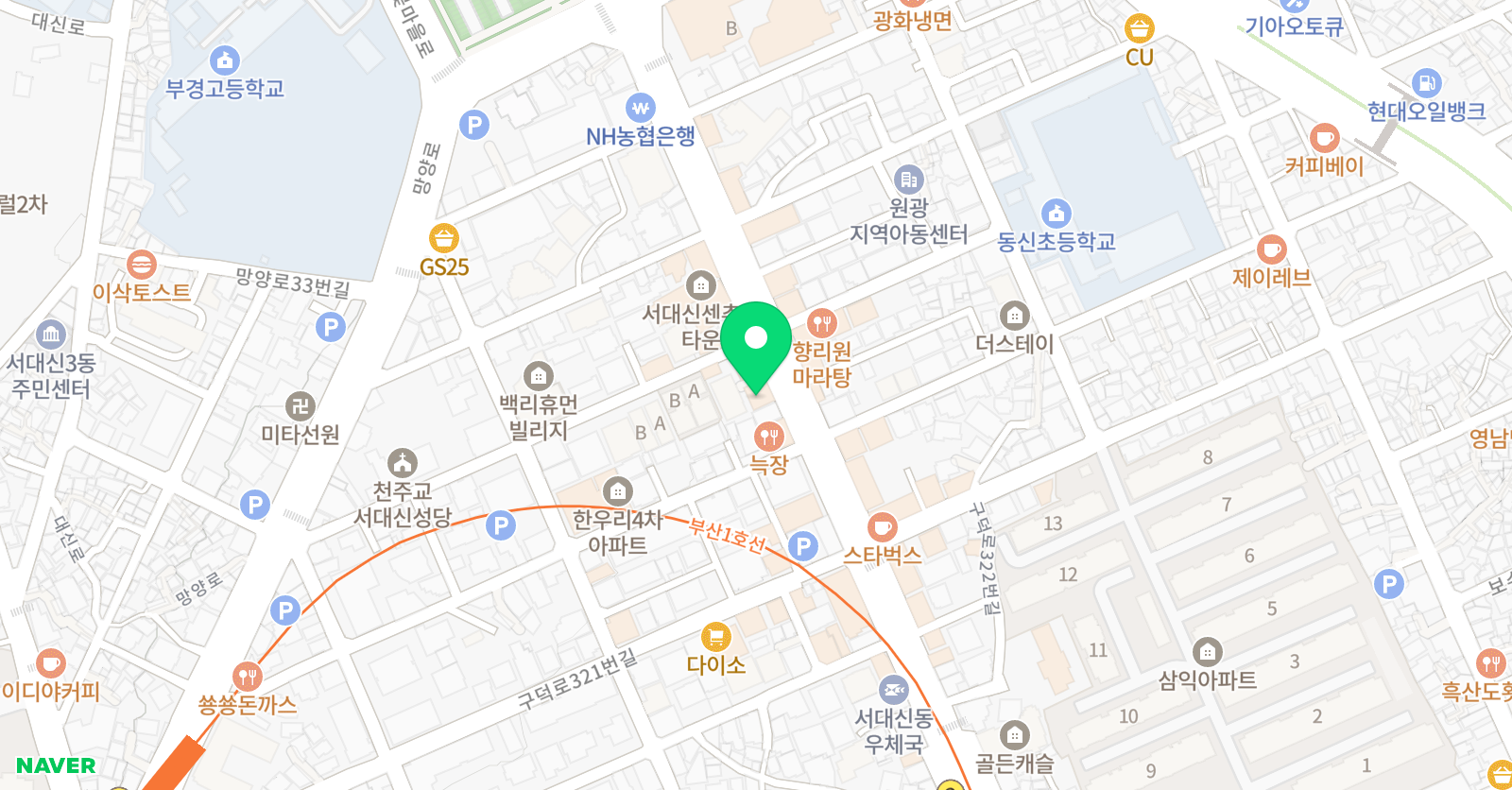 백두 학원 위치