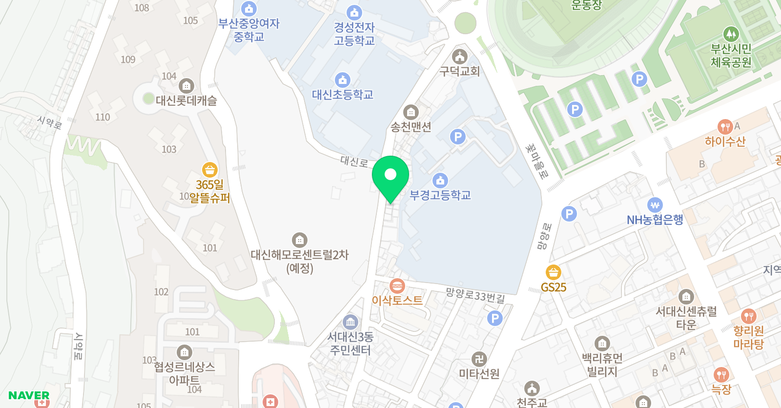키움스터디 학원 위치