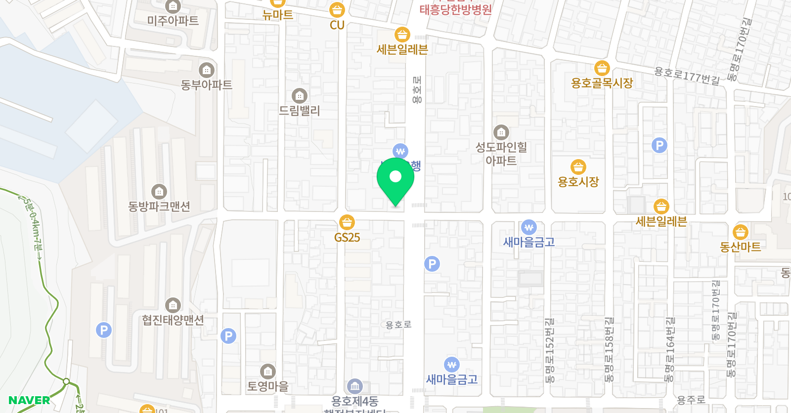 뉴진 발레댄스학원 위치