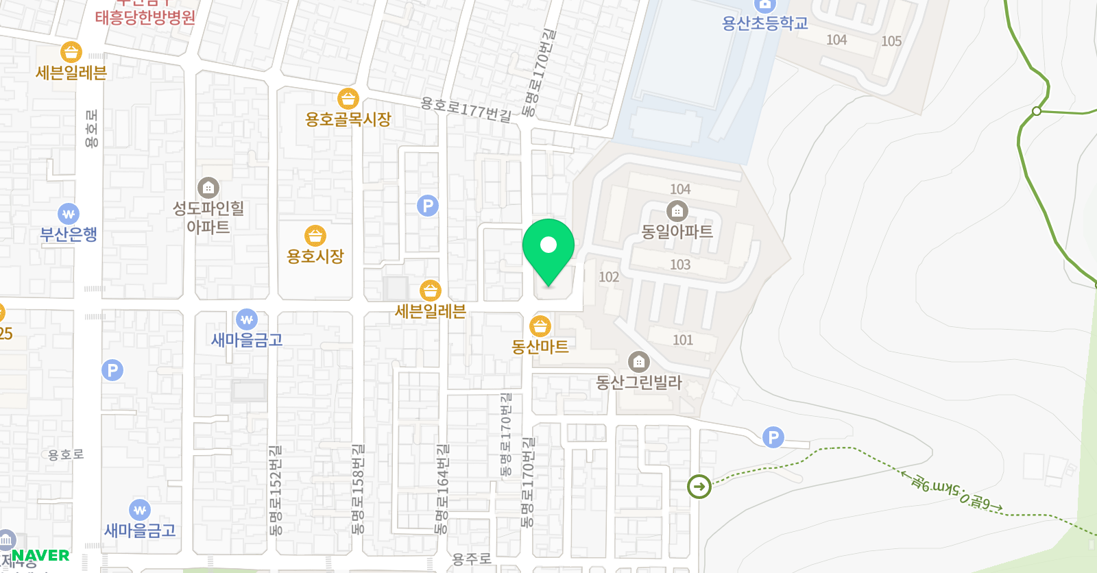 눈높이러닝센터 용호학원 용호학원 위치