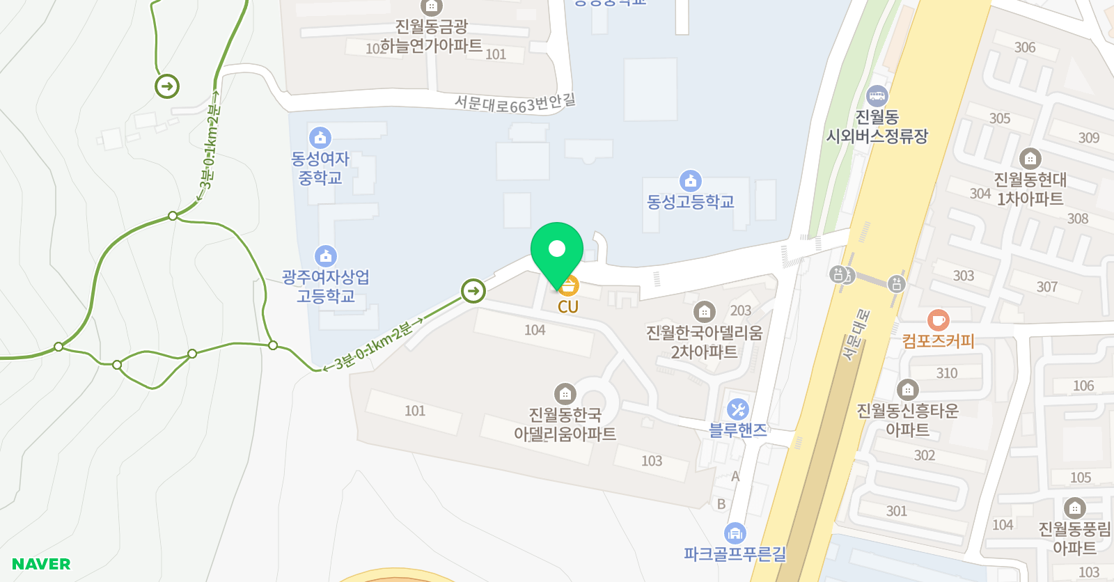 인 아트미술교습소 위치