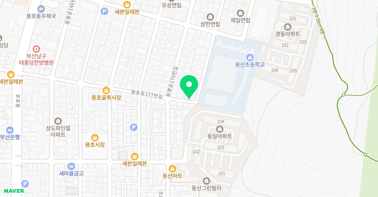 재미술술 위치