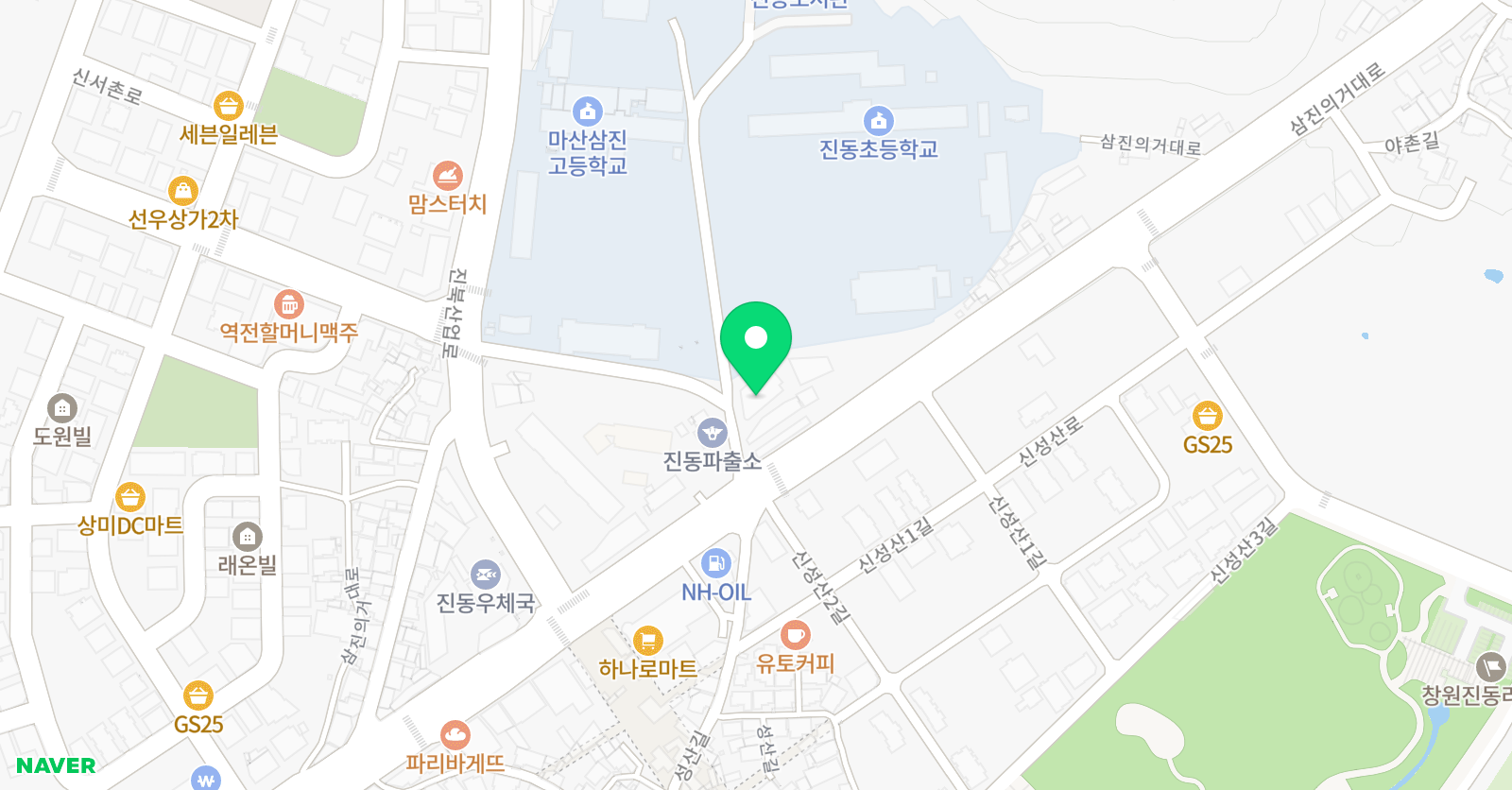 우정 아트학원 위치