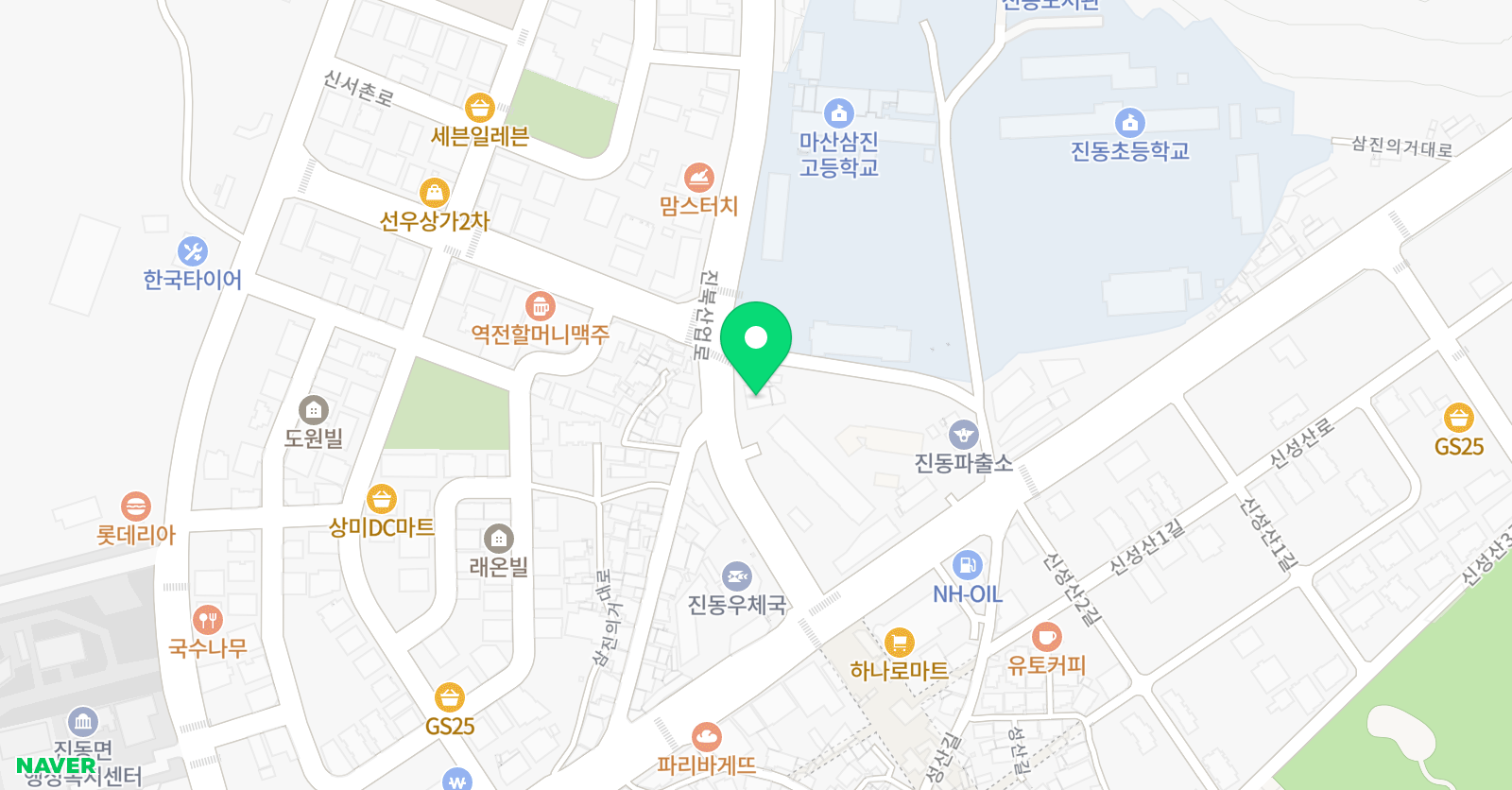으뜸 영수학원 위치