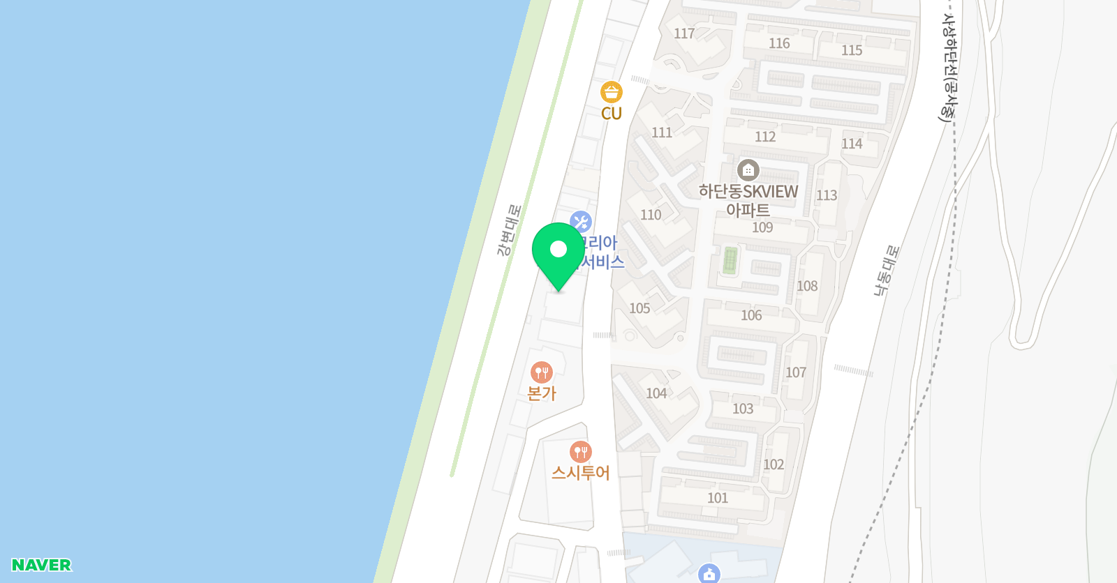 하단 제일 합기도 위치