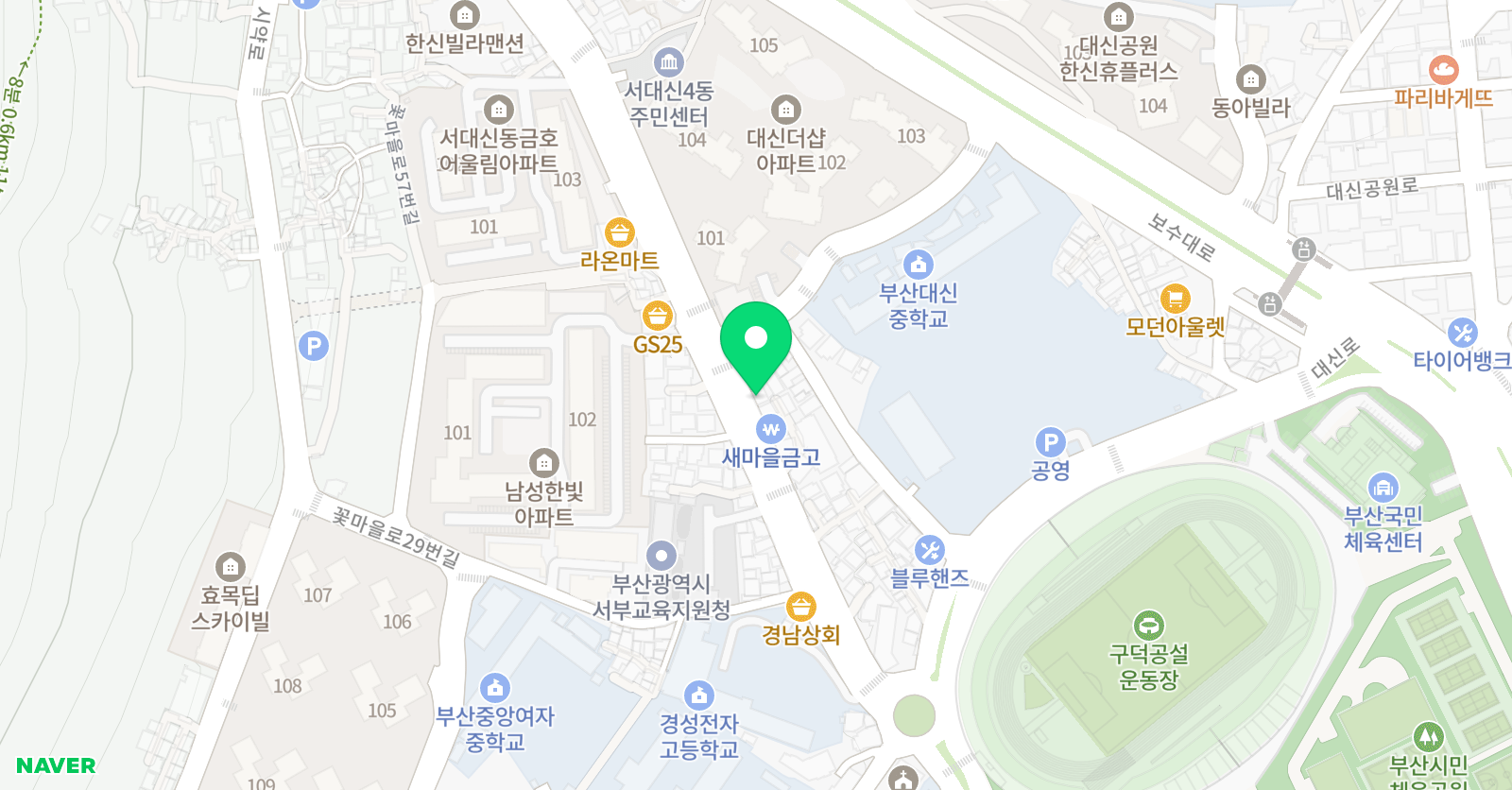 늘품 수학교습소 위치