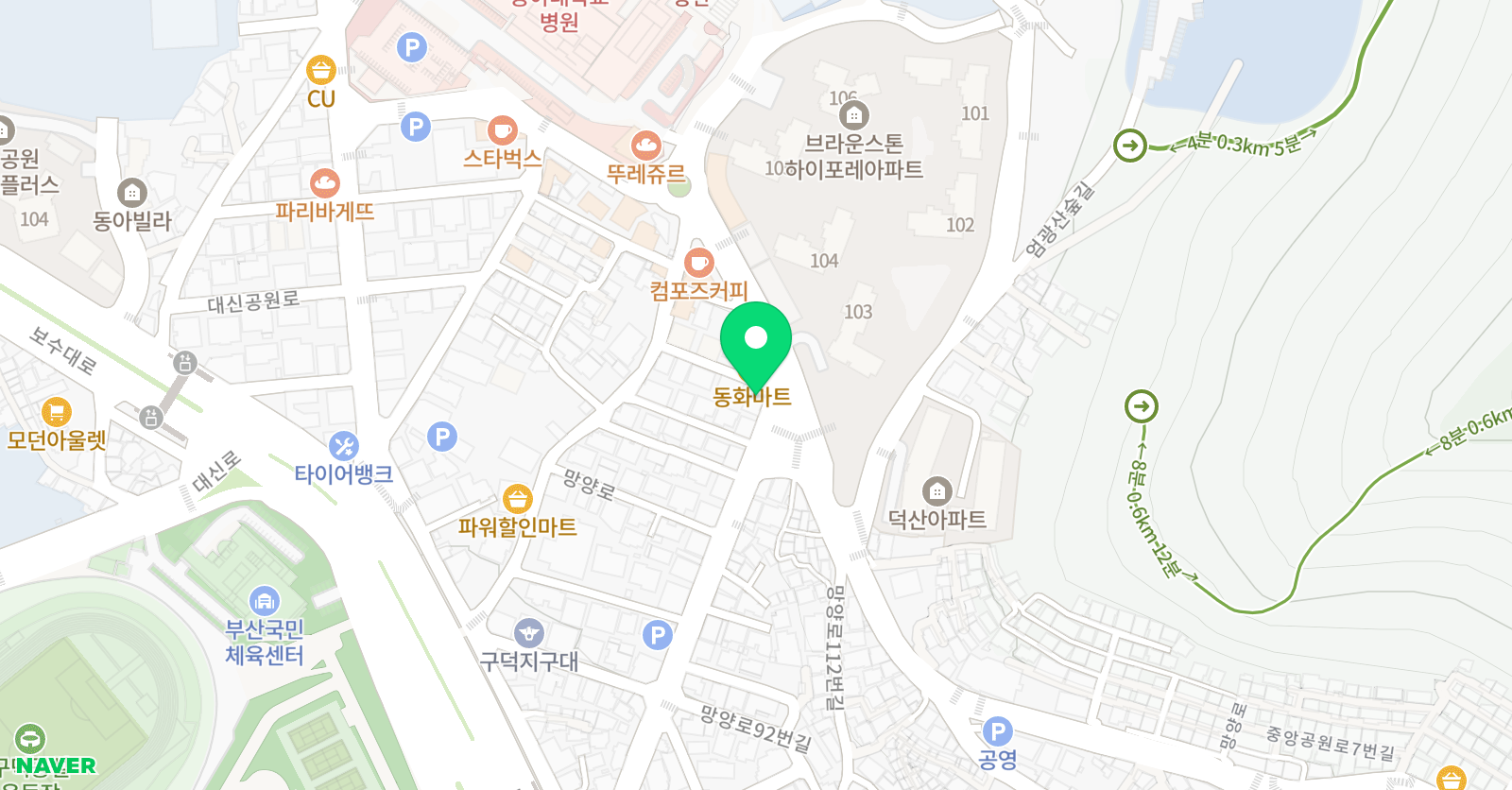 어센트 영어학원 위치
