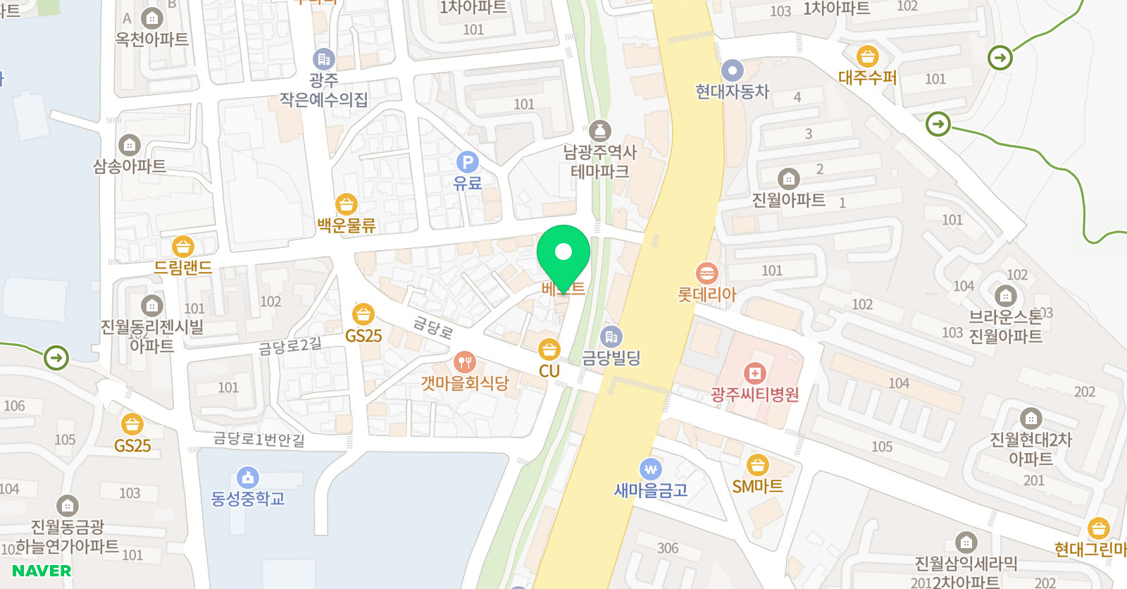 국어:ON(온) 학원 위치