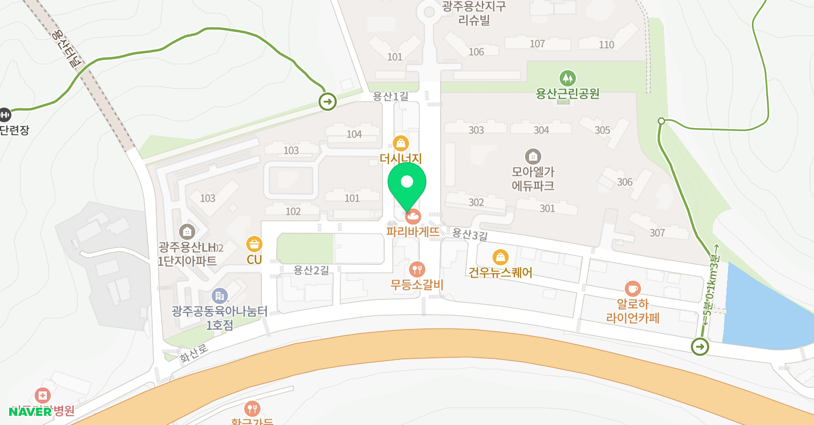 늘솜 수학학원 위치