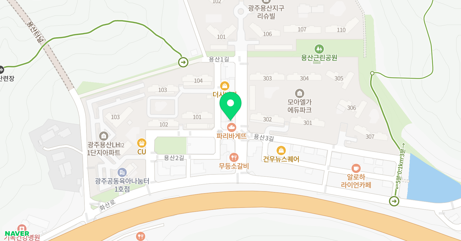 사제동행 태권도장 위치