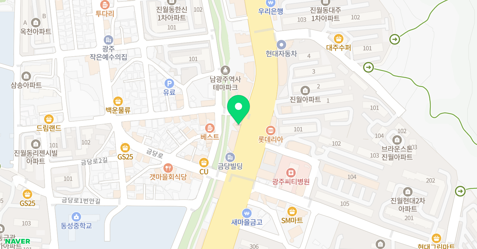 장성태 수학학원 위치