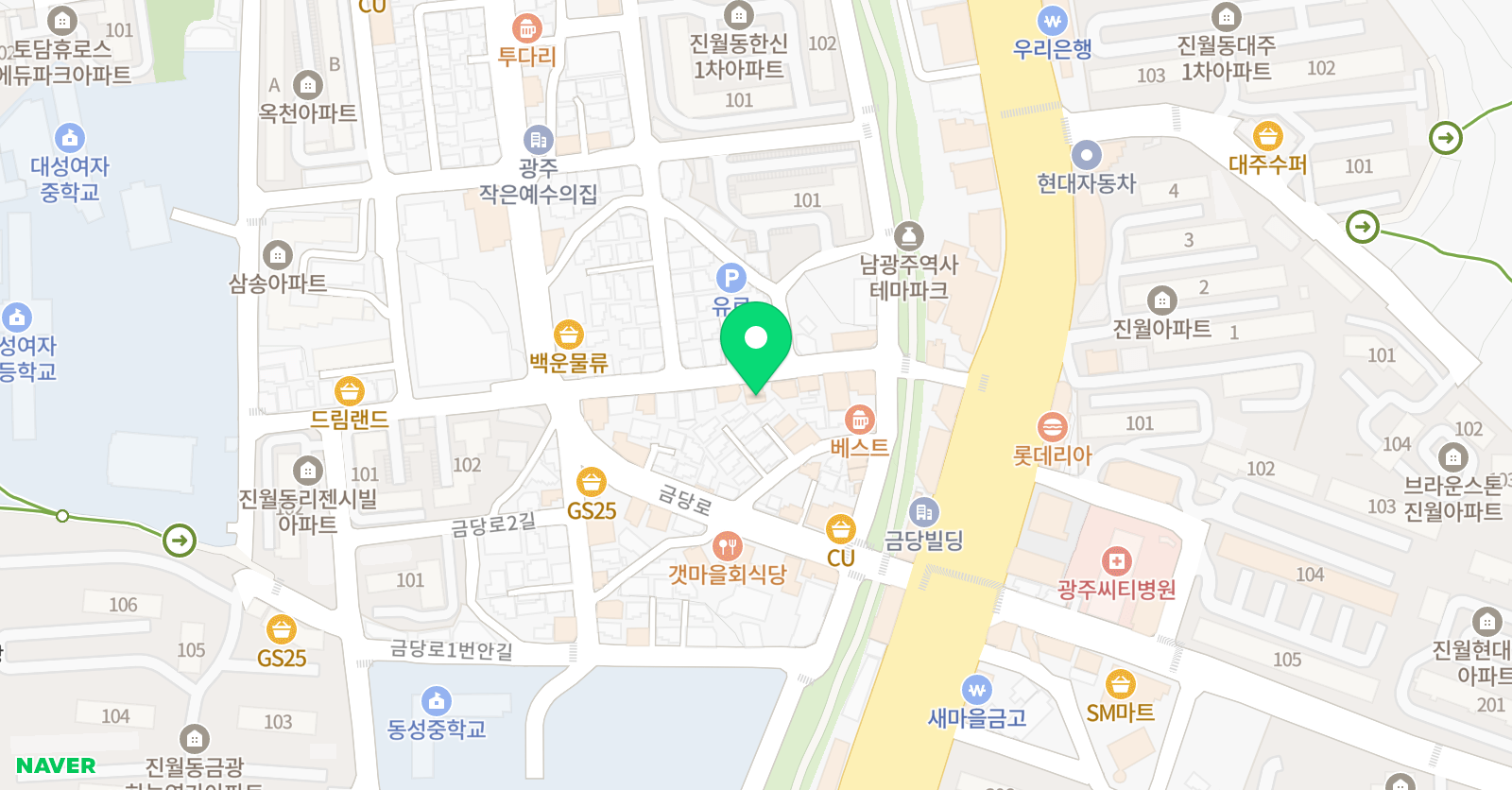 피엠아이 수학학원 위치