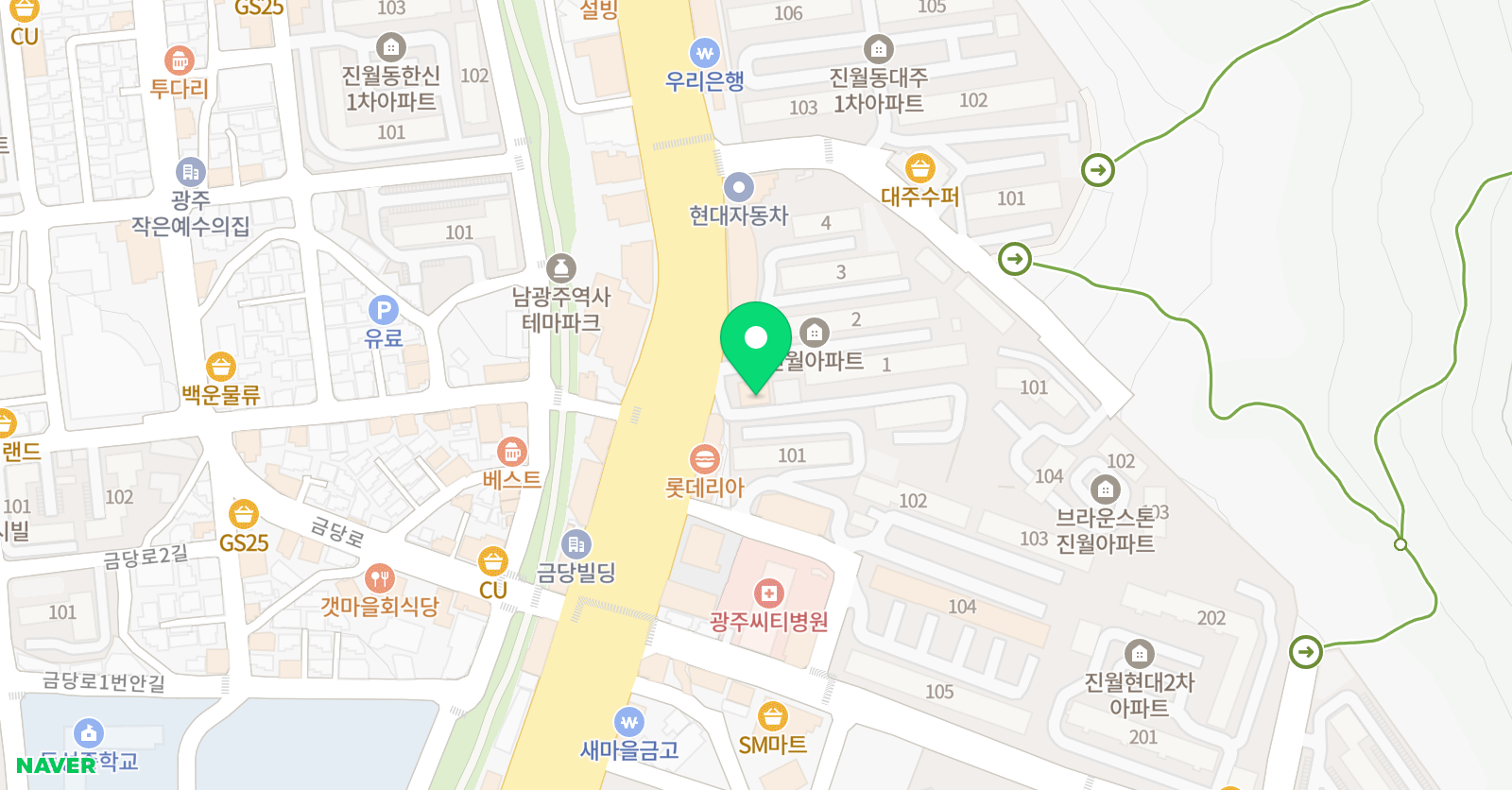 링즈 영어학원 위치