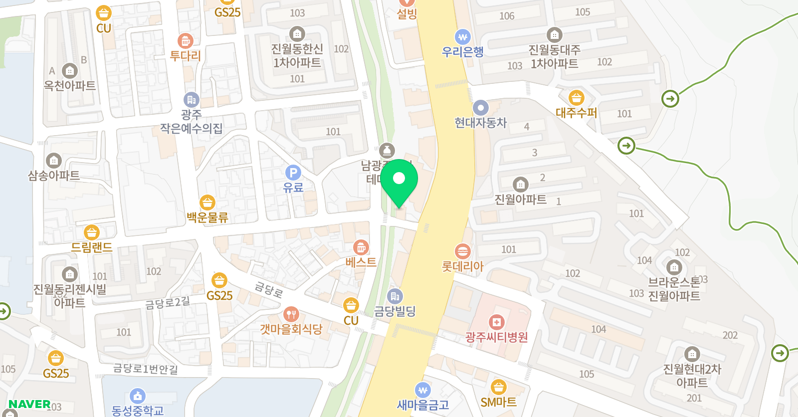 이보영의토킹클럽 광주진월점 위치
