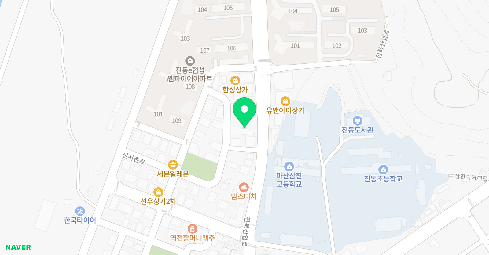 뉴월드 어학원 위치