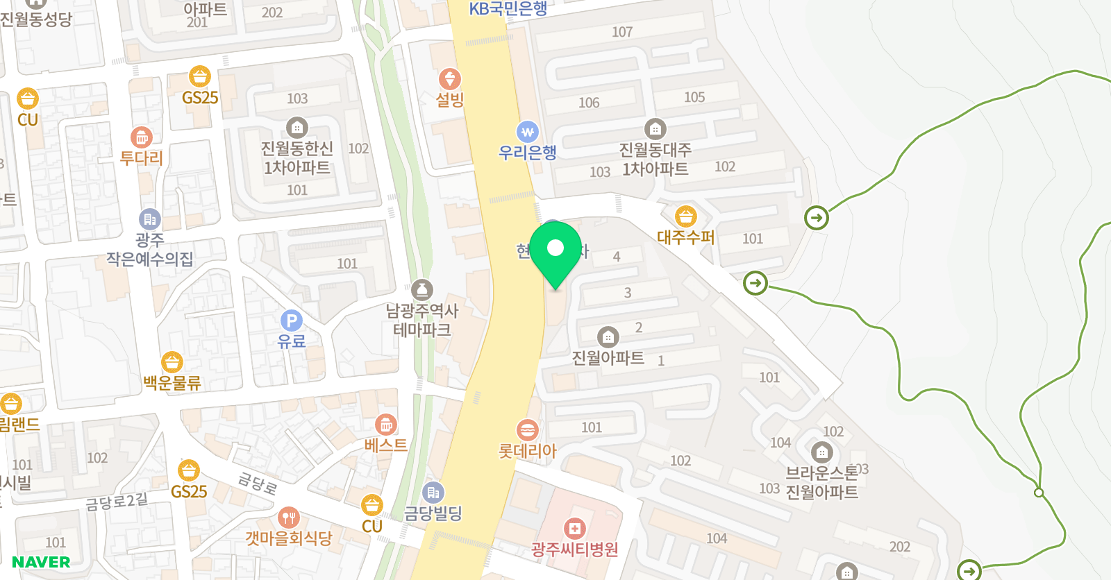 감각 국어영어학원 위치