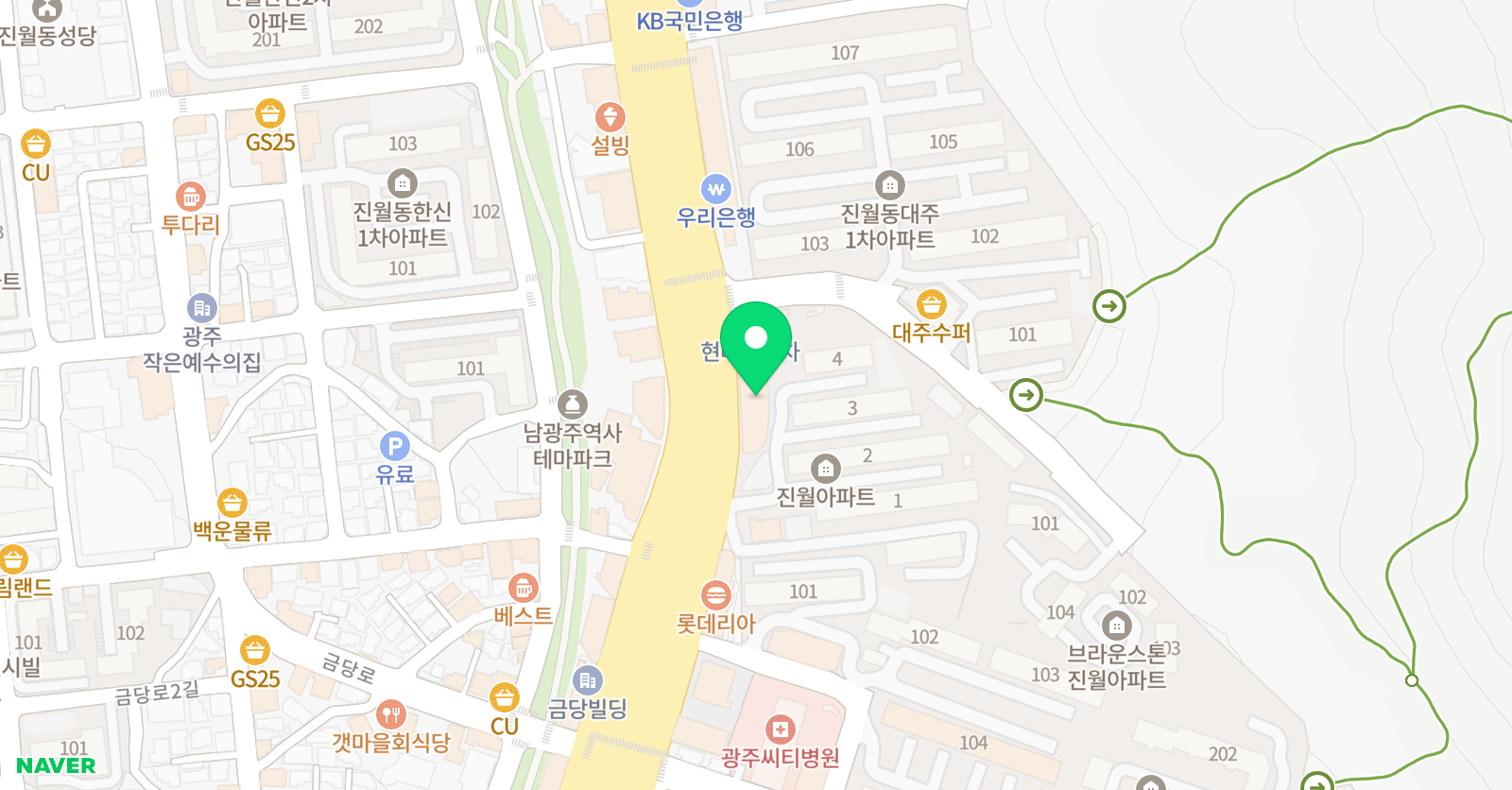 더원 수학학원 위치